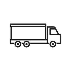 Truck vector icon.
