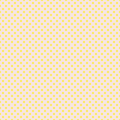 The polka dot pattern. Seamless vector illustration with round circles, dots. Yellow and pink. Vector illustration in retro, vintage style print on fabric, textile, wrapping, Wallpaper, scrap-booking