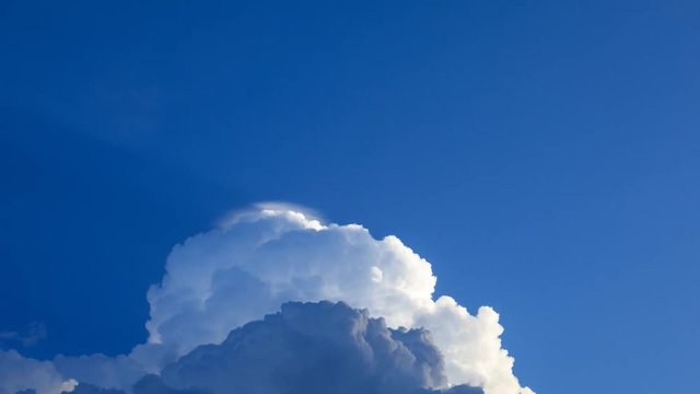 The clouds are beautifully moving