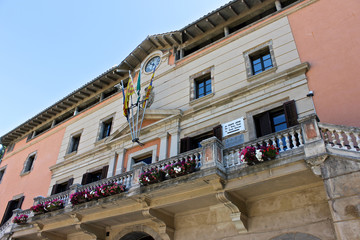 Town hall in the municipality of Ripoll, in Catalonia, Spain