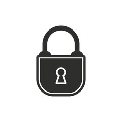 Lock vector icon.