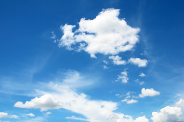 Fototapeta na wymiar blue sky and white clouds background.