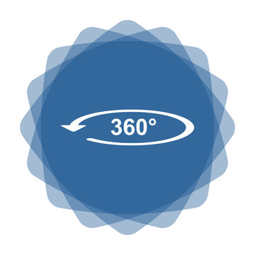 App Icon blau 360°
