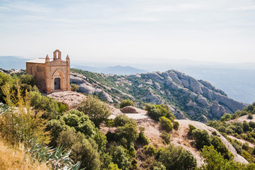 Fototapeta na wymiar Sant Joan Chapel in Montserrat. Catalonia. Spain.