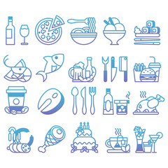 Hunting animal wild life leisure tackle and equipment icons set with rifle knife tent and survival kit isolated vector illustration