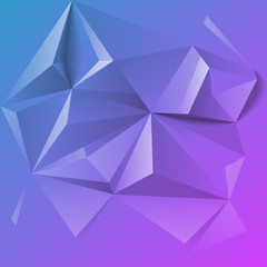 Abstract colorful geometric low poly background