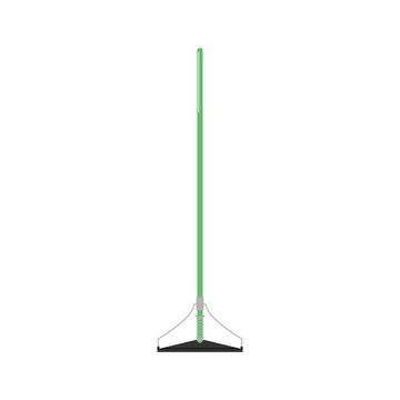 Green mop tool isolated