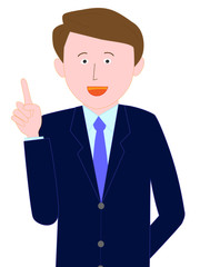 ビジネスマンのポーズ