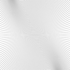 Monochrome line pattern background design - vector graphic from black stripes on white