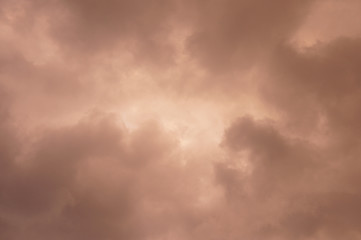 Dark clouds background 