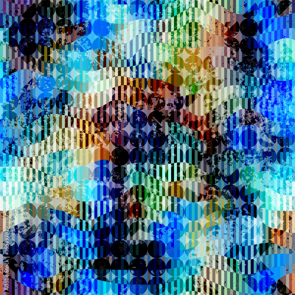 Aufkleber seamless background pattern. geometric pattern with grunge effect.