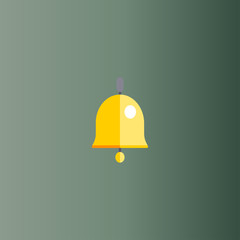 Bell icon. flat design