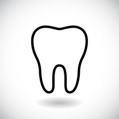 Tooth icon vector illustration
