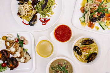 seafood soup with saffron