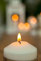 Beautiful Candles in home