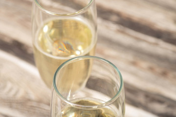 Sekt oder Champagner im Glas