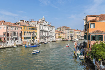 Fototapeta na wymiar Grand Canal in beautiful Venice, Italy