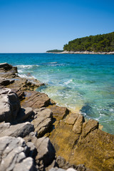 Beautiful coast in Pula Croatia