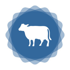 App Icon blau Rind