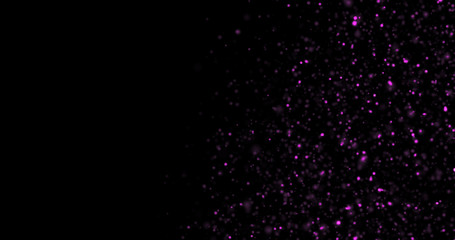 Abstract Pink Glitter Explosion on Black Background