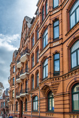 Fototapeta premium 4582 Flensburg-alte Fassade