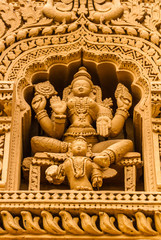 Naklejka premium Sculpture of Vishnu