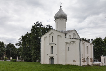 Fototapeta na wymiar Martyr Procopius Church in Novgorod, Russia