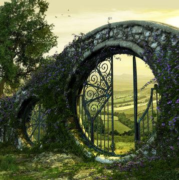 Gate Entrance to Enchanted Garden