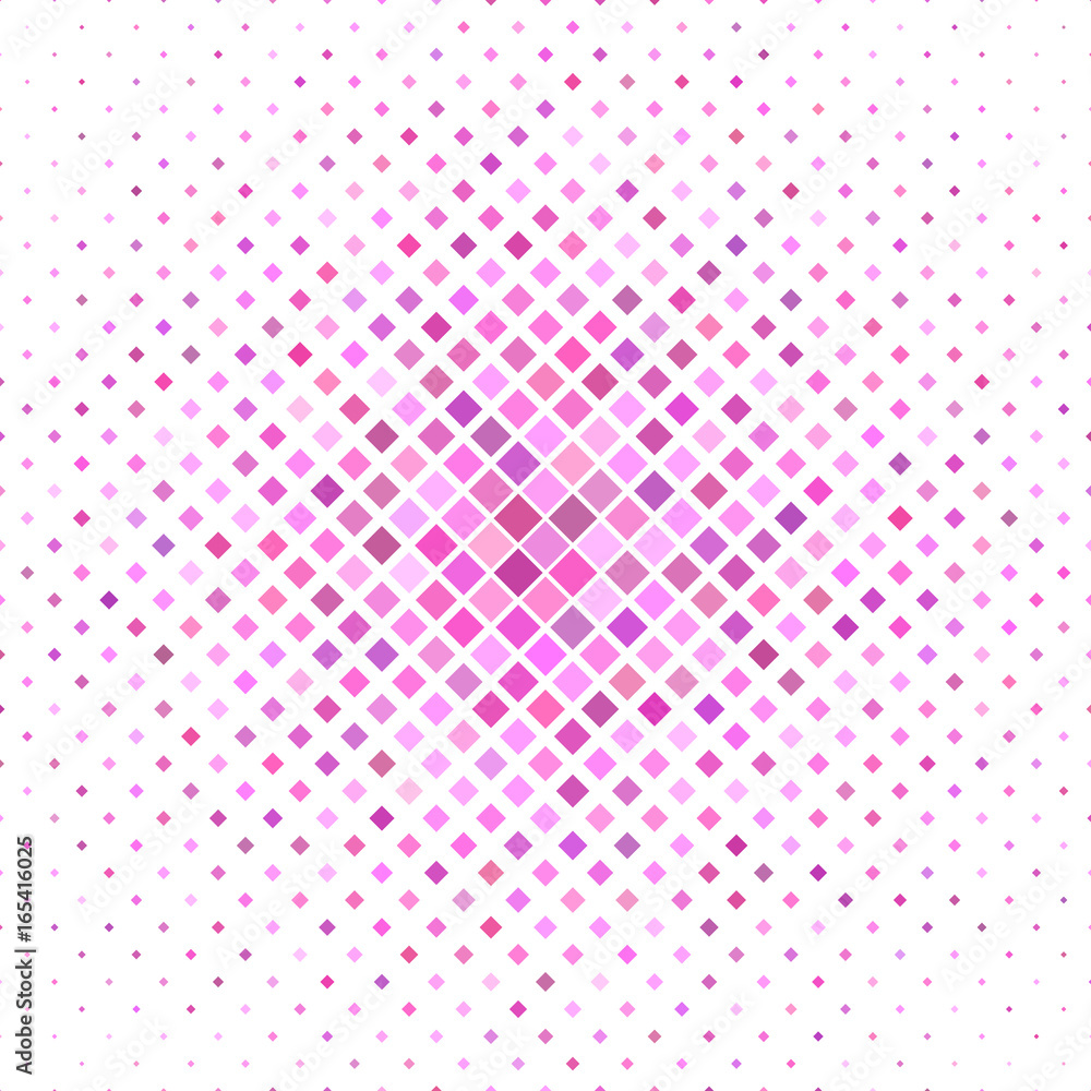 Poster pink abstract square pattern background - vector illustration from diagonal squares