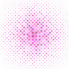 Pink abstract square pattern background - vector illustration from diagonal squares