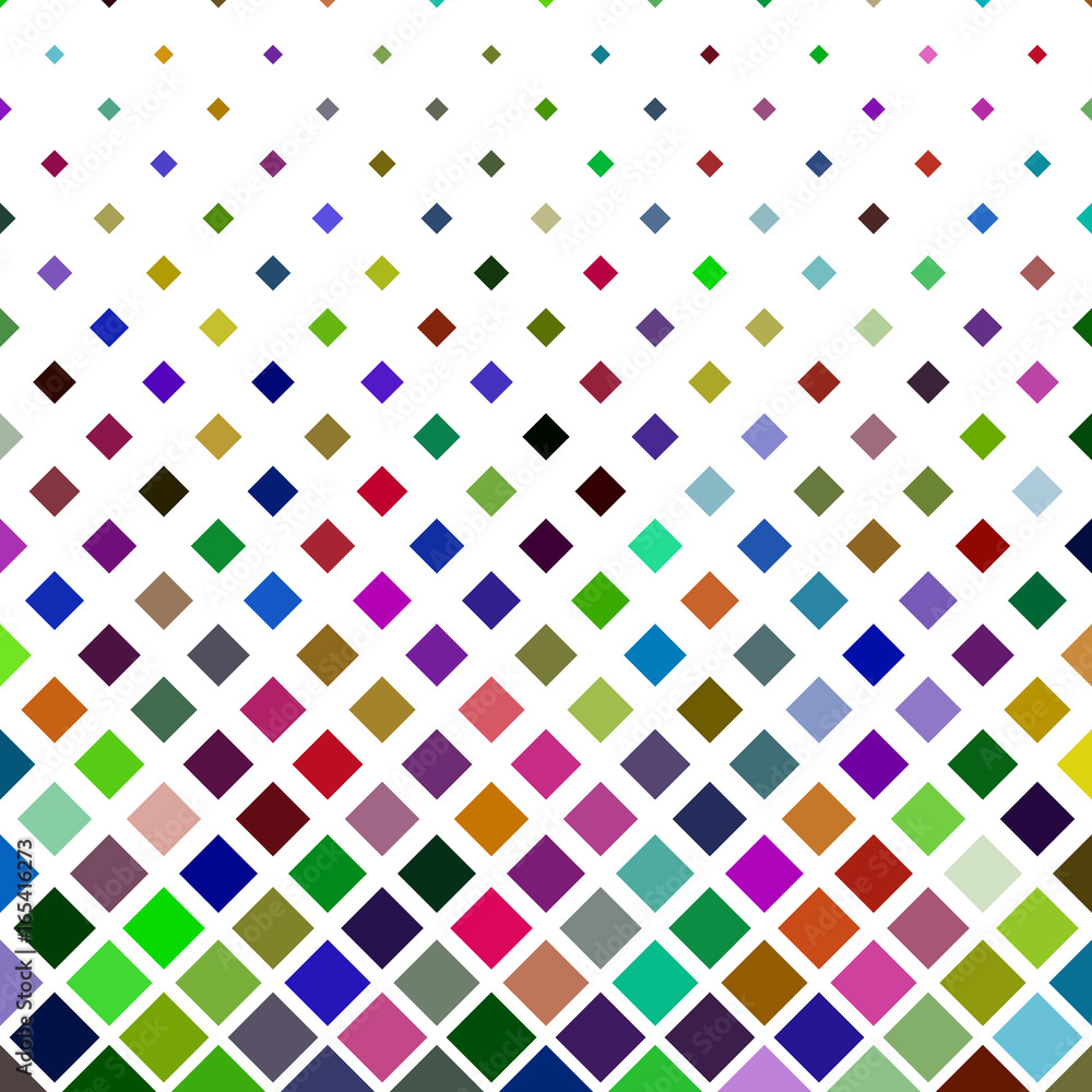 Aufkleber colorful square pattern background - vector illustration from diagonal squares