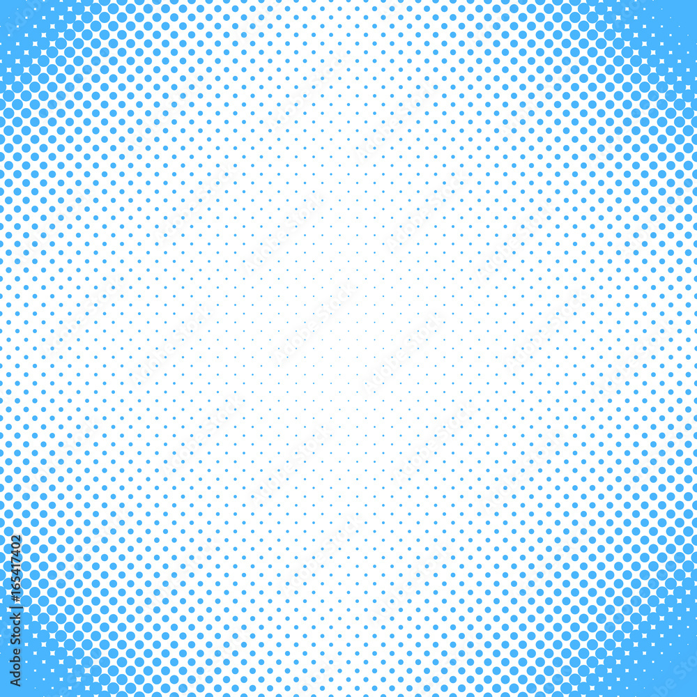 Poster abstract halftone dot pattern background - vector design from circles in varying sizes