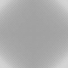Grey halftone dot pattern background - vector graphic from circles in varying sizes