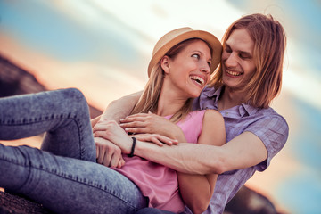 Lovely happy couple