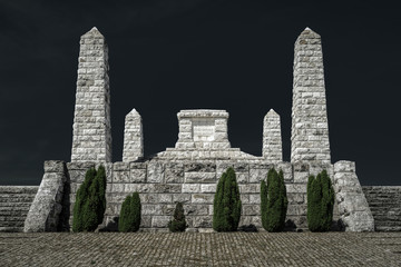 The Barrow of Milan Rastislav &Scaron;tef&aacute;nika, Slovakia