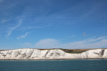 Weiße Kreidefelsen von Dover in der Grafschaft von Dorset un England