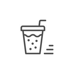 Drink line icon