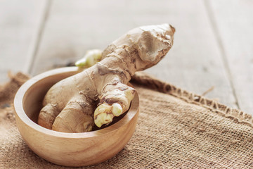Ginger in a bowl.