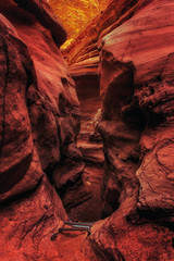 Giant rocks in Red canyon in mountains of Eilat, Israel