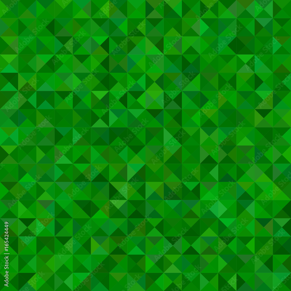 Poster geometric abstract triangle mosaic pattern background - vector graphic from triangles