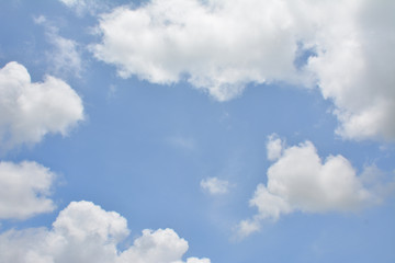 blue sky with clouds
