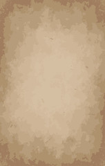 old blank paper sheet background, vintage texture vector with copy space