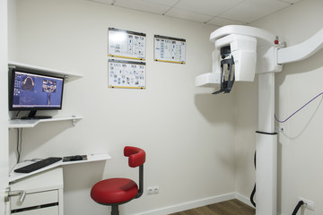 Maquina Rayos X, para Clínica Dental  - obrazy, fototapety, plakaty