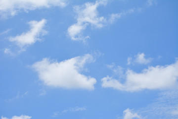Blue sky clouds