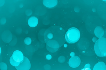 bokeh background teal