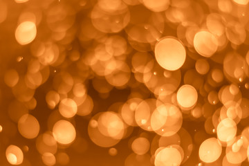 bokeh background orange