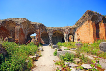 Santa Maria Capua Vetere Amphitheater in Capua city, Italy