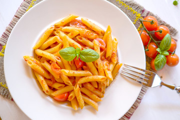 паста с томатным соусом. Пенне 