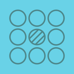 Contradictory linear icon