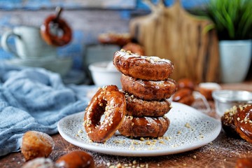 Homemade doughnuts